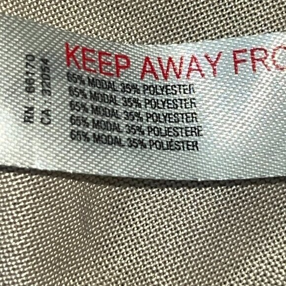 FREE PEOPLE MOVEMENT ECHO DROP CROTCH HAREM PANTS W/ RUCHED ANKLES - BEIGE - XS - Picture 12 of 12